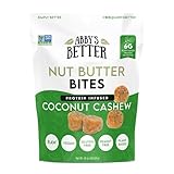Abby's Better: Nut Butter Bites - Coconut Cashew Protein Bites - Vegan, Gluten Free, Peanut Free, Non-GMO, Paleo, No Artificial Sweeteners.