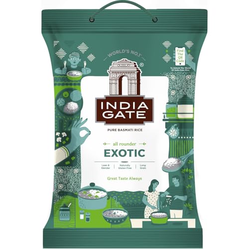 INDIA GATE - Exotische Basmati-rijst - (1 x 5 kg)
