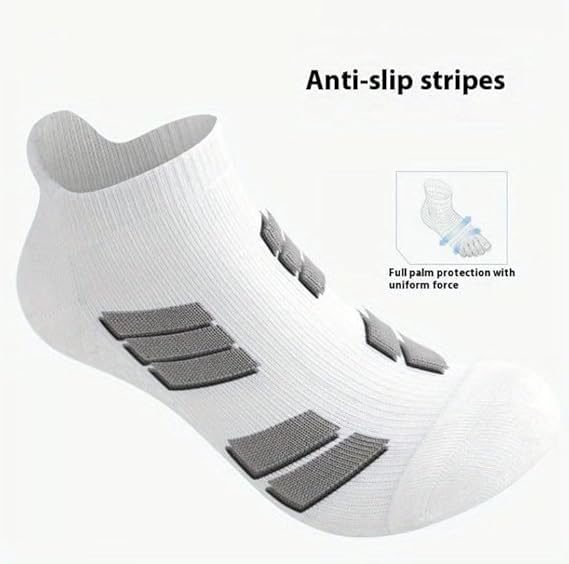 Upliftjoys Unisex Low-Cut No-Show Sports Socks,10-Pack Anti-Slip Thickened Wear-resistant Unisex Sports Socks4