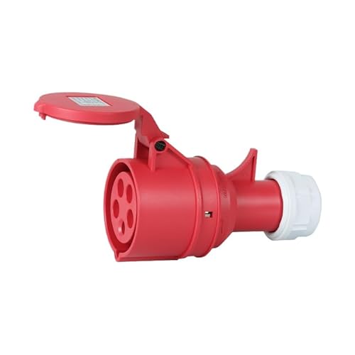 Waterproof aviation industrial plug male and female docking three-core 4-heart 5-hole three-phase electric 16A32A