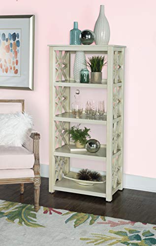 Linon Bookcase, Antique White #TOP7