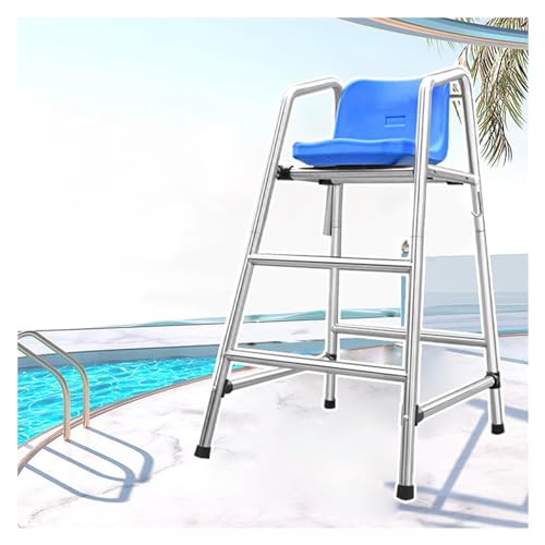 silla de socorrista de piscina Escalera de piscina Equipo de Seguridad Silla de Socorrista, 120/ 150/ 180cm de altura Sillas de salvamento de alta resistencia para Playa de Parque Acuático Comercial c