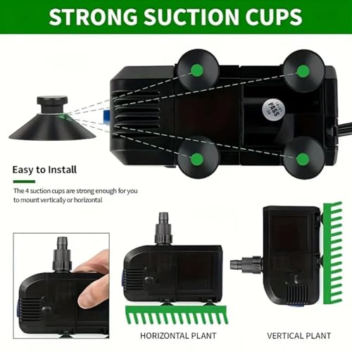 Image of VAYINATO HJ Series Aquarium Submersible Pump for Fountain (HJ-1100 | 20W | 900L /H | Lifts 1.5M)