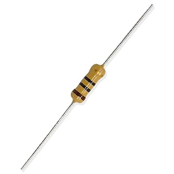 Electronic Spices 50Pcs 10 Ohm (?) 1/2w (0.50 watt) ?5% Tolerance 10 MR ? ohm MF Through Hole Resistors Axial Lead