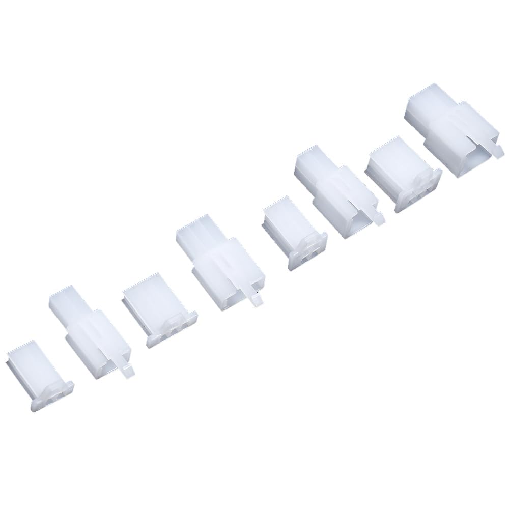 380 Stk Kabel Steckverbinder 2 3 4 6 Polig Flachsteckhülsen Set | 2.8mm Pitch Männlich Weiblich Stecker Gehäuse Pin Header Crimp Kfz Auto Motorrad Kabelbaum Reparatur Sortiment