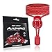 Produktbild ALPHAPACE Pace Locks Elastische Schnürsenkel, Schuhbänder ohne Schnüren, Slip-on Schnellverschluss für Sport, Jugend & ältere Menschen, 120 cm, 1-Paar in Rot