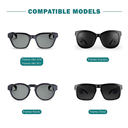 Image of TUSITA Charger Compatible with Bose Frames Alto S /M M /L, Rondo, Soprano, Tenor - USB Magnetic T-Head Charging Cable 3.3ft 100cm - Audio Sunglasses Accessories