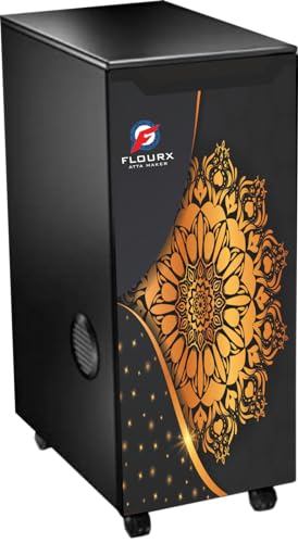 Image of Atta Maker | Flour Mill | Atta Chakki Machine for Home | Automatic Domestic Ghar Ghanti for Grinding Masala and Grains, with Standard Accessories (Black HD)