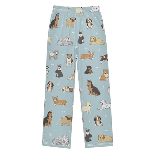 Boys' Pants Animal Dogs Cute Dachshund Long Bottoms Jogger Pants Elastic Waist Trousers with Pockets S-XL