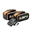 6.0Ah X2 Charger X1