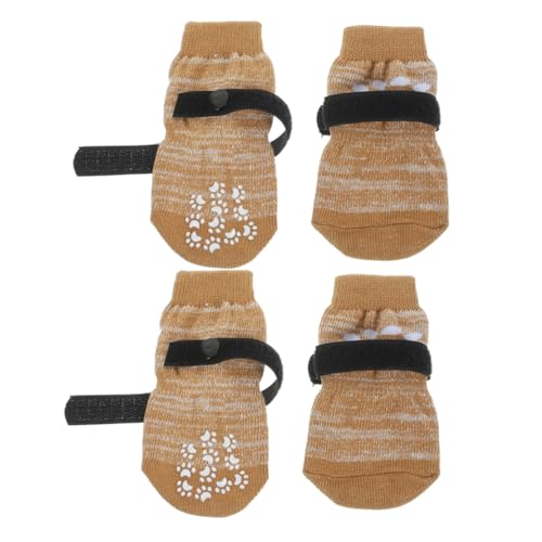 BESPORTBLE Small Dog Protectors 4pcs -Slip Compact Socks Protectors for Washable Replaceable Pet Socks