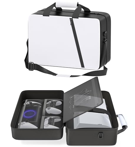 Gersker Bolsa de Viaje para PS5/Slim/Pro Digital & Disc, Funda