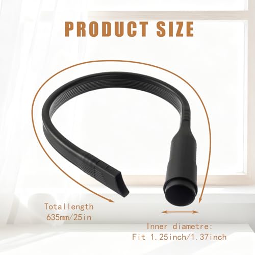 Image of 25-Inch Universal Flexible Long Vacuum Attachment Crevice Cleaning Brush
