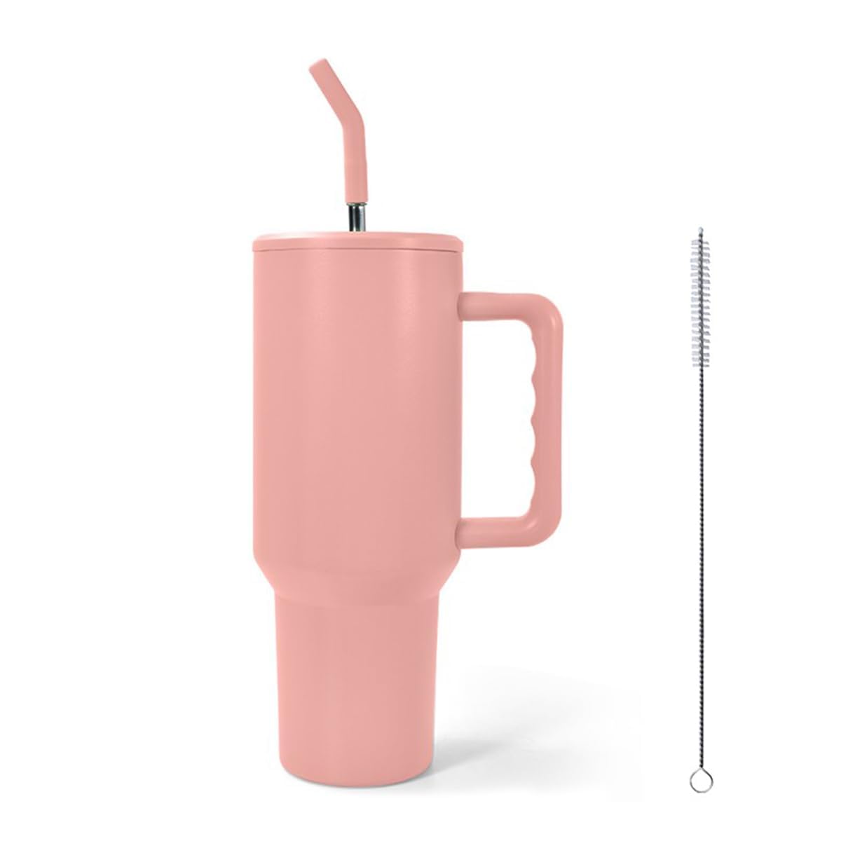 Zyomatiq 1200ML Tumbler with Handle and Straw Lid Double Insulated Cup Reusable Stainless Steel Water Bottle 100% Leak Proof Mug Cupholder for Gym, Travelling (Pink) (B0D398VS12) Amazon Price History, Amazon Price Tracker