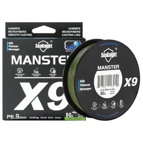 Ligne de pêche tressée SeaKnight X9 Cover