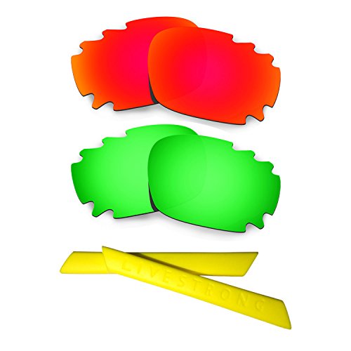 Verres polarisés et manchons pour réparer les lunettes Racing Jacket Vented rayées