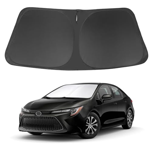 Image of Windshield Sun Shade Fit for 2020-2024 2025 2026 Toyota Corolla Accessories (Not for Corolla Cross) Window Sunshade Protect Car from Sun Rays