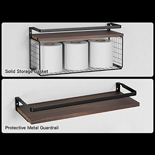 pare| 2ps Prateleiras Flutuantes Banheiro - Design gancho prateleira armazenamento flutuante, efeito