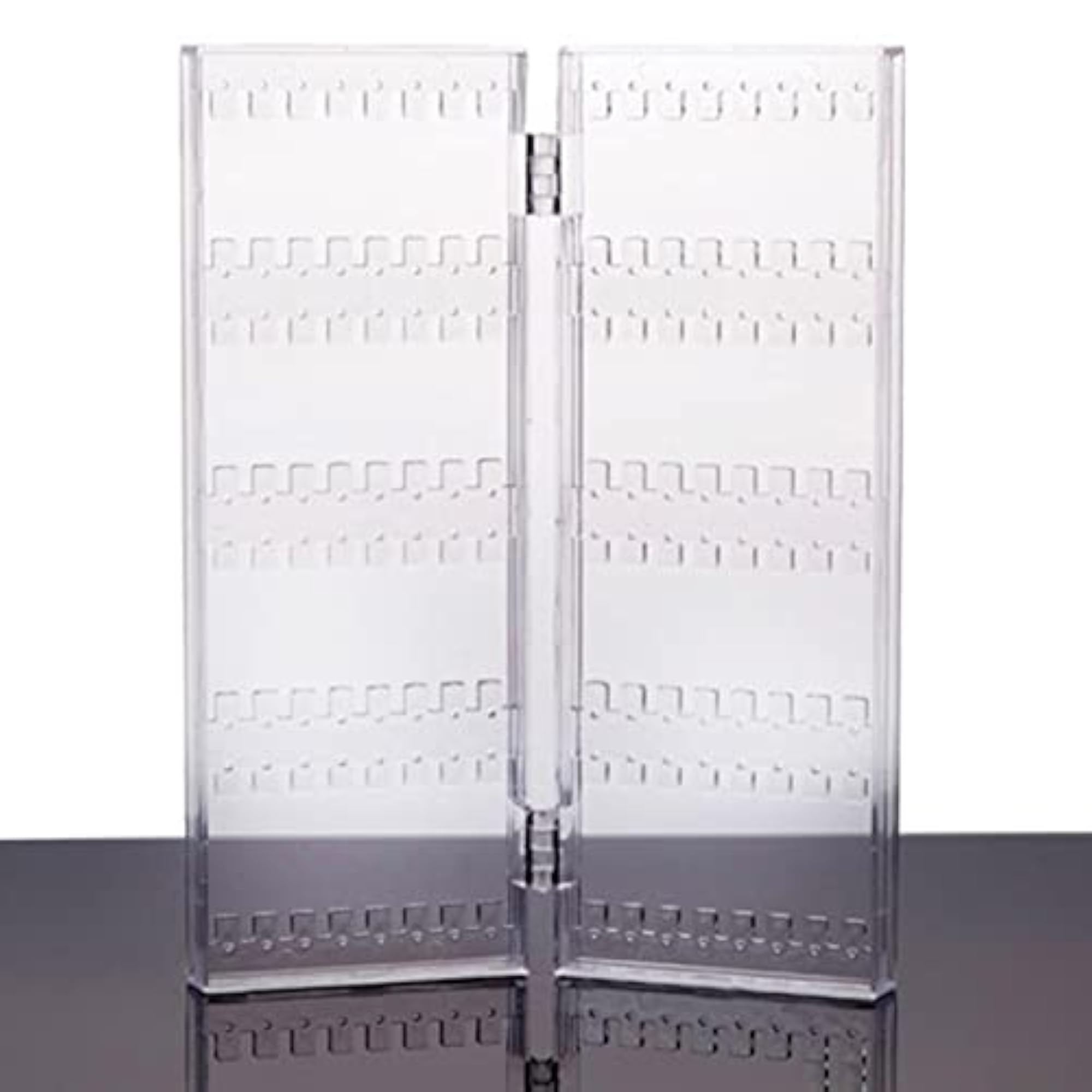 Acrylic Foldable Screen Jewelry Display Stand Organizer for Chains Earrings