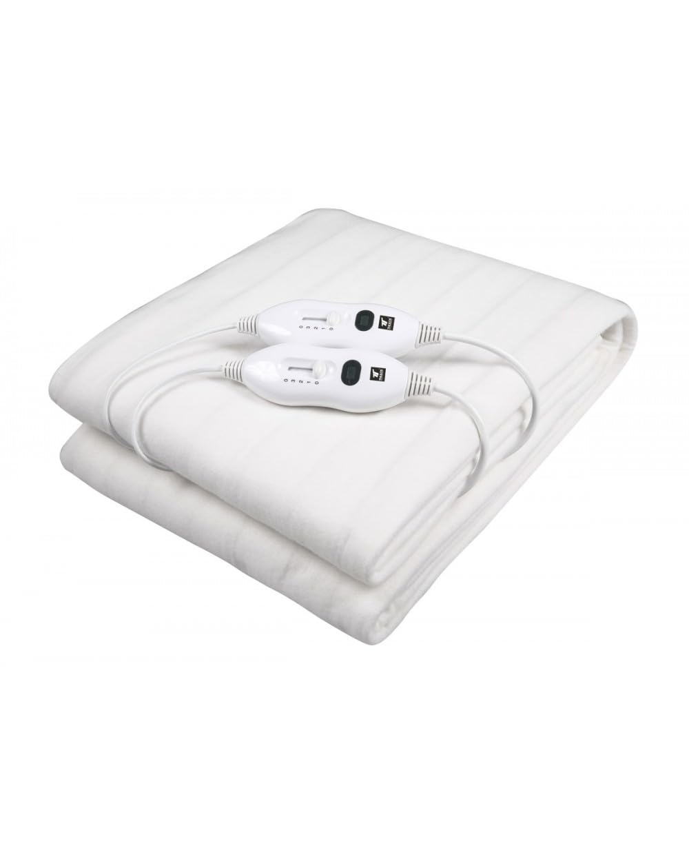 Manta eléctrica/Calentadora de cama, dimensiones: 160x140cm lavable. 2 Ajustes de temperatura. 2 controles regulables. Potencia: 2x60W. THULOS TH-EB400