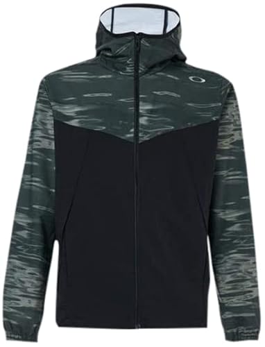 [オークリー] フルジップジャケット Enhance Mobility Jacket メンズ GREEN PRINT US M (日本サイズL相当)