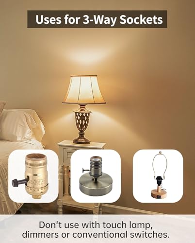 Vvh A19 10W Ul Listed 3 Way Led Light Bulbs 4 Pack thumb #3