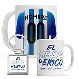 Taza personalizada Espanyol - Regalo Original para aficionados del Fútbol - Personaliza tu taza de desayuno - Taza de Desayuno café
