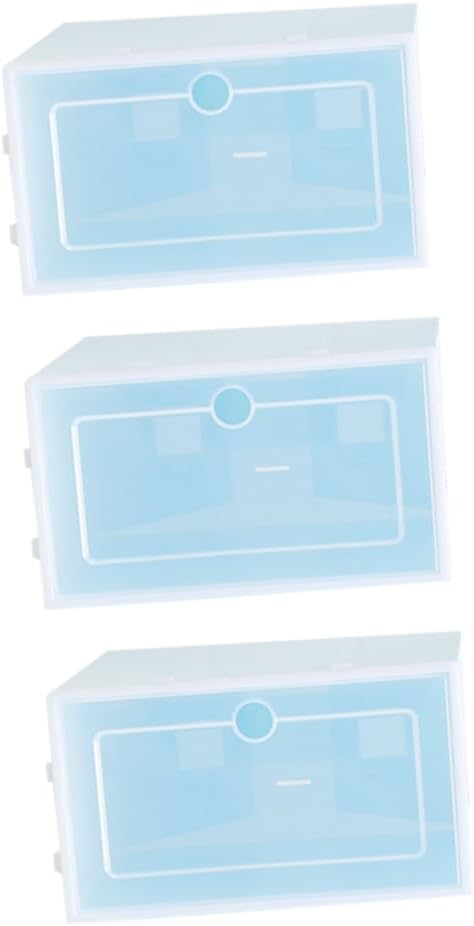 Alipis 6pcs Shoes Storage Box Shoe Container Plastic Organizer Box for Entryway Rack Closet Organizer