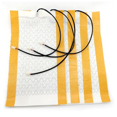 WMAMBZNDHP 12V 4 Stück 2 Set 2 Stück 1 Set 1 Stück Kohlefaser-Sitzheizung Heizkissen Winterwärmer Abdeckungen Universal Fit for Auto(4pcs (2 Sets))