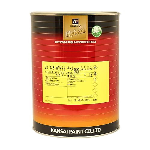 カンペ　エコフィラーベース　4ｋｇ Amazon | 関西ペイント 2液 ホワイト プラサフ 4kg/レタンPG