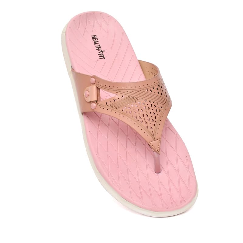HEALTH FIT Super Soft Ortho Care Bounce Back Anti-Skid Doubleu Flip-Flops for womens/Grils-Slippers/Doctor Chappal & Footwear-Womens/Girls 06-PH UK-5 (B0DC56GCQR) Amazon Price History, Amazon Price Tracker