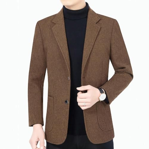 Blazer en laine décontracté homme veste mi-saison du bureau au dîner - 4