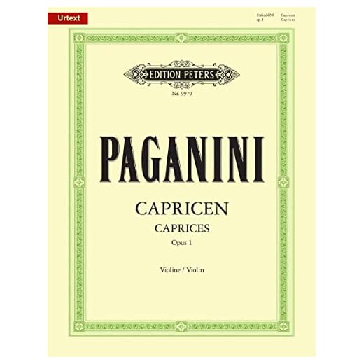 PAGANINI - Caprichos Op.1 (24) para Violin (Urtext) (Hertel)