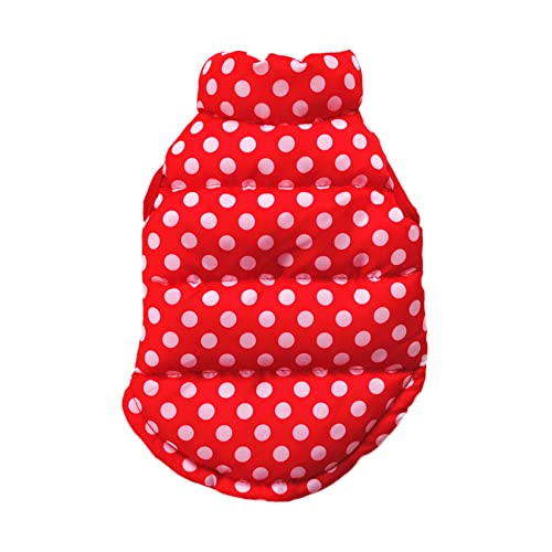 Dog Coat Dog Fleece Jacket Lightweight Jacket Winter Polka Dot Padded Jacket Dog Puffer Jacket Puppy Jacket Small Dog Vest Winter Dog Jacket Cold Weather Dog Cold Weather Clothe #TOP20
