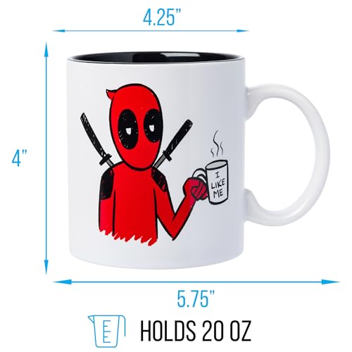 Taza de cerámica Marvel Deadpool 20 onzas miniatura 2