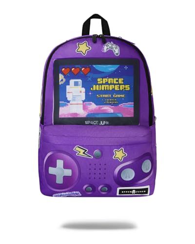 Space Junk Mochila multiuso unissex para adultos - Grande (47 cm de altura), Gameboy, One Size, Mochila multiuso New Ultimate - Grande (47 cm de altura)
