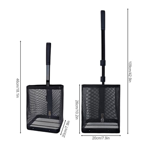 Colector de pelotas de tenis telescópico y portátil con mango extensible 2