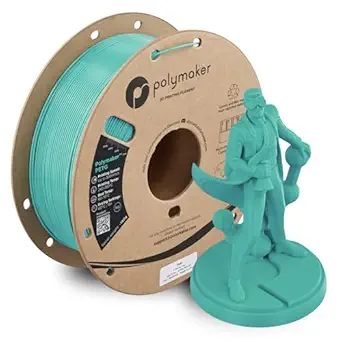 Polymaker PETG Teal 3D Printer Filament 1.75mm 1kg, High Speed PETG up to 300mm/s, High Strength New Formula, Excellent Layer Adhesion, Warp Free, Compatible with Most 3D Printers