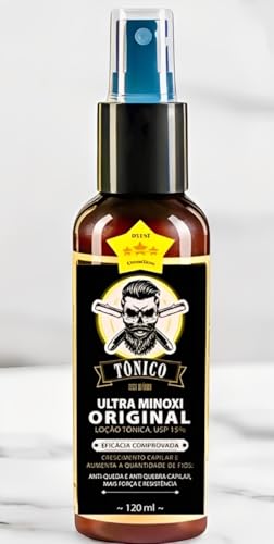 Ultra Tonic 120ml – Crescimento Natural para Cabelo, Barba e Sobrancelhas