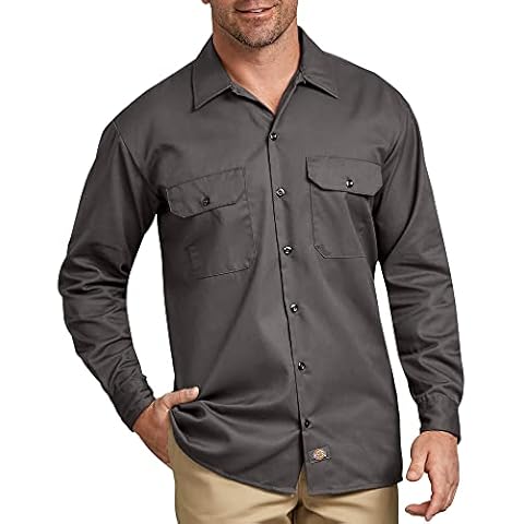Dickies 574 Long Sleeve Work Shirt - Gravel Gray Cover