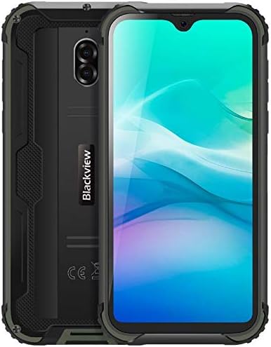 Blackview BV5900 Rugged Phone (2019), With Futuristic Space Capsule Look,5.7 inch HD+ Android 9.0 Outdoor Smartphone, IP68 Waterproof, Underwater Camera Mode,Quad-Core 3GB + 32GB, NFC, 5580mAh Green