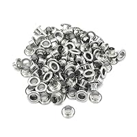 Amazon.co.jp: クラフトパーツ屋 ハトメ 片面 4mm シルバー 100