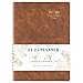2020 Planner - Weekly & Monthly Planner with Tabs, 6.5" x 8.7", Soft Lether Cover with Back Pocket + Thick Paper with Marked Holidays + Twin-Wire Binding - Brown