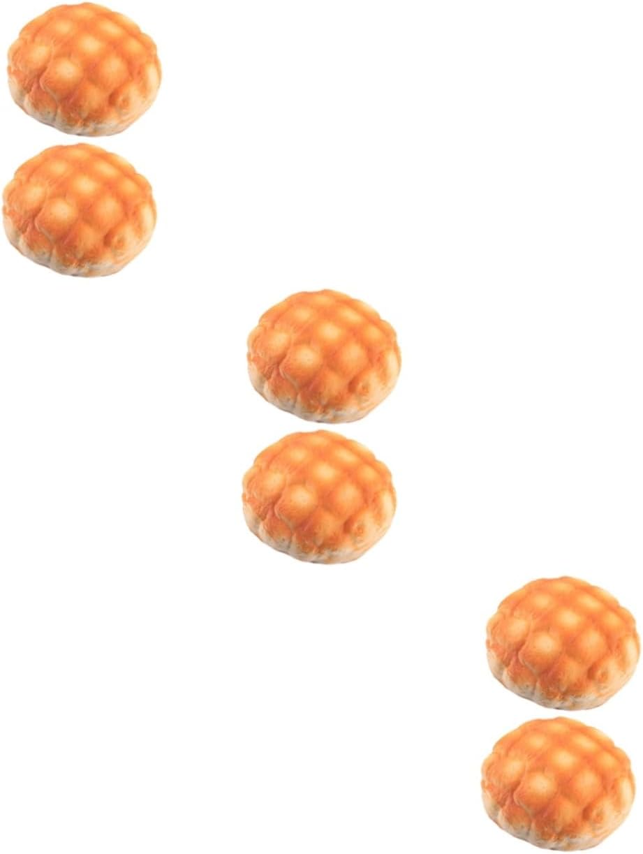 BESPORTBLE 10pcs Artificial Bread Model Fake Bread for Decor Simulation Food Model Prop Pu Material Kitchen Shop Ornament