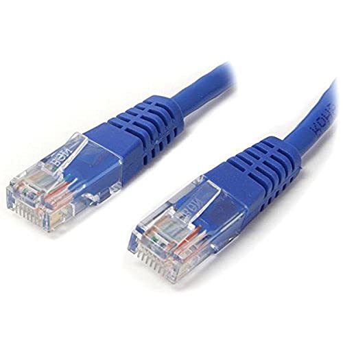 StarTech.com 75 ft Cat5e Patch Cable with Molded RJ45 Connectors - Blue - Cat5e Ethernet Patch Cable - 75ft UTP Cat 5e Patch Cord (M45PATCH75BL)
