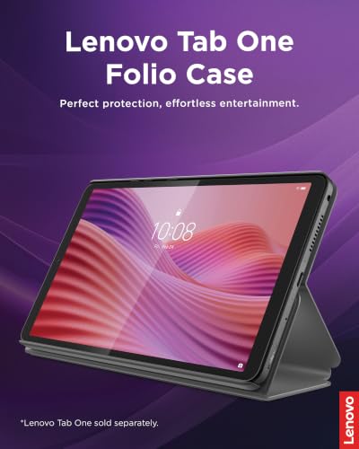 Image of Lenovo Folio Case for Lenovo Tab One Tablet - Luna Grey (ZG38C06914)