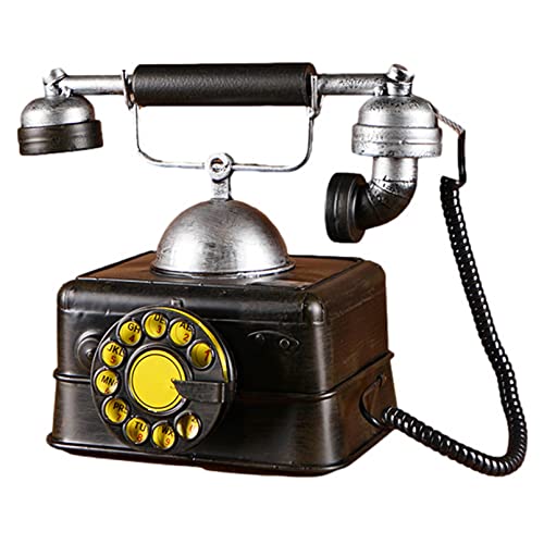 Téléphone rétro décoratif pour revitaliser un espace vide et impersonnel