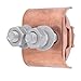 BAFOVY Parallel Groove Clamp, Copper Heavy Duty Wire Clamp with Dual Bolts for 50 to 240 ², Ideal for Electrical Connections in Power Industries