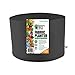 Smart Pot Soft-Sided Fabric Garden Plant Container Aeration Planter Pots, 5 Gallon, 5 Pack, Black