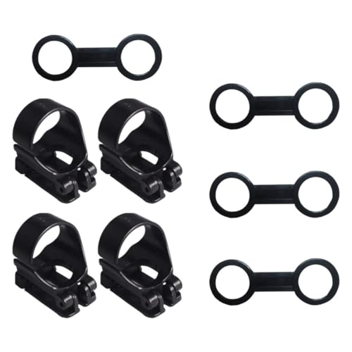BESTOMZ Soportes de Silicona para Tubo de Snorkel Hebillas Ajustables y Clips Ligeros para Accesorios de Buceo Profesionales y Sujeción Segura en Actividades Submarinas